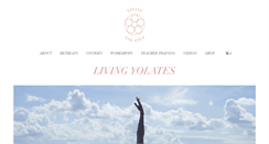 Desktop Screenshot of livingyolates.com